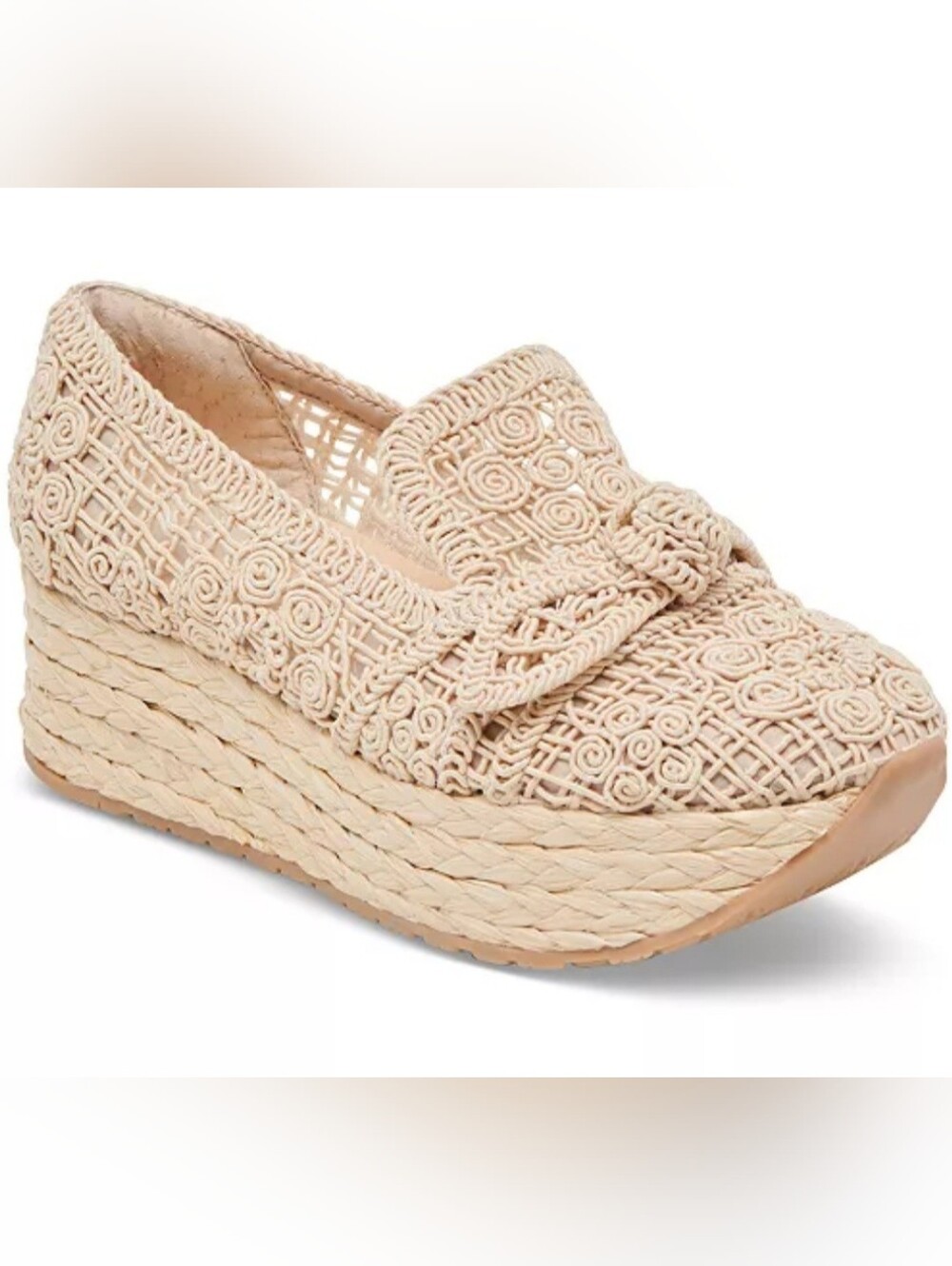 Dolce Vita Jaka Woven Bow Espadrilles - 8-1/2